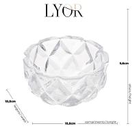 Conjunto 7 Peças Para Sobremesa De Cristal Diamond Lyor - 5