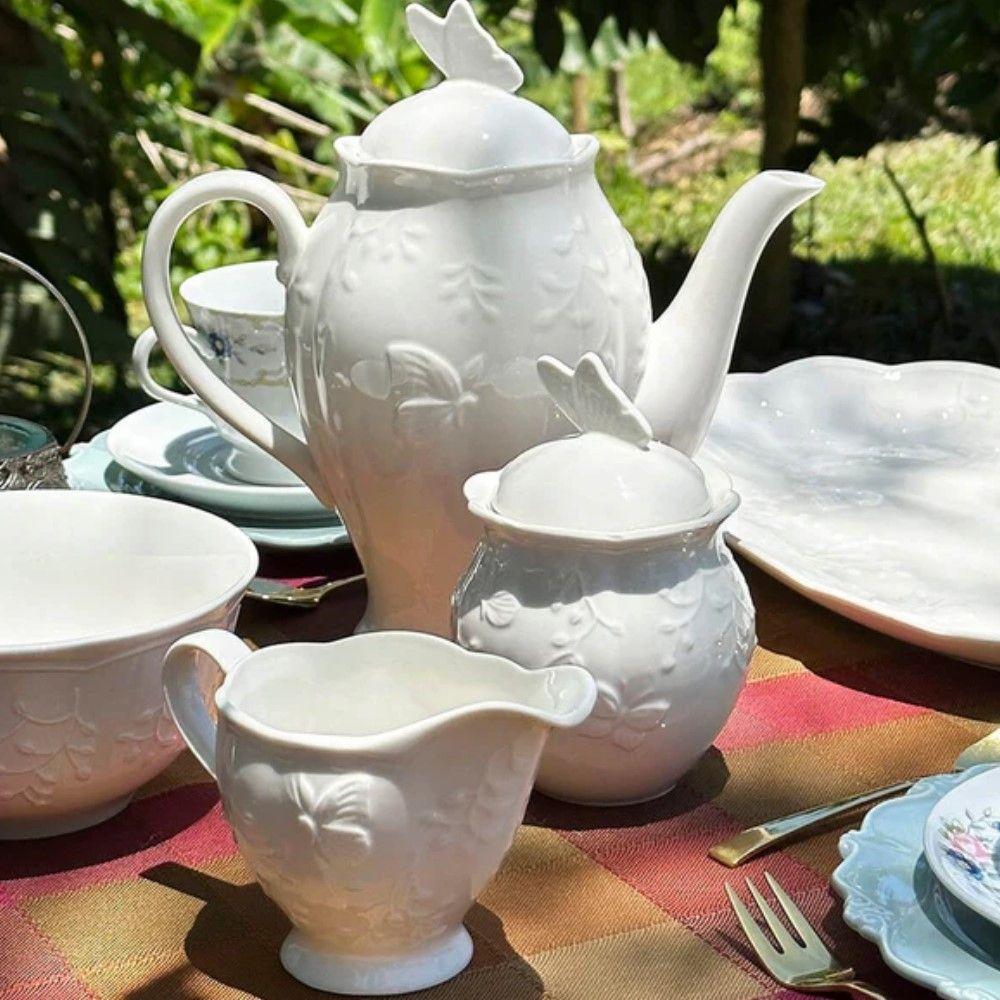 Bule New Bone Butterfly Flower Lyor - 4