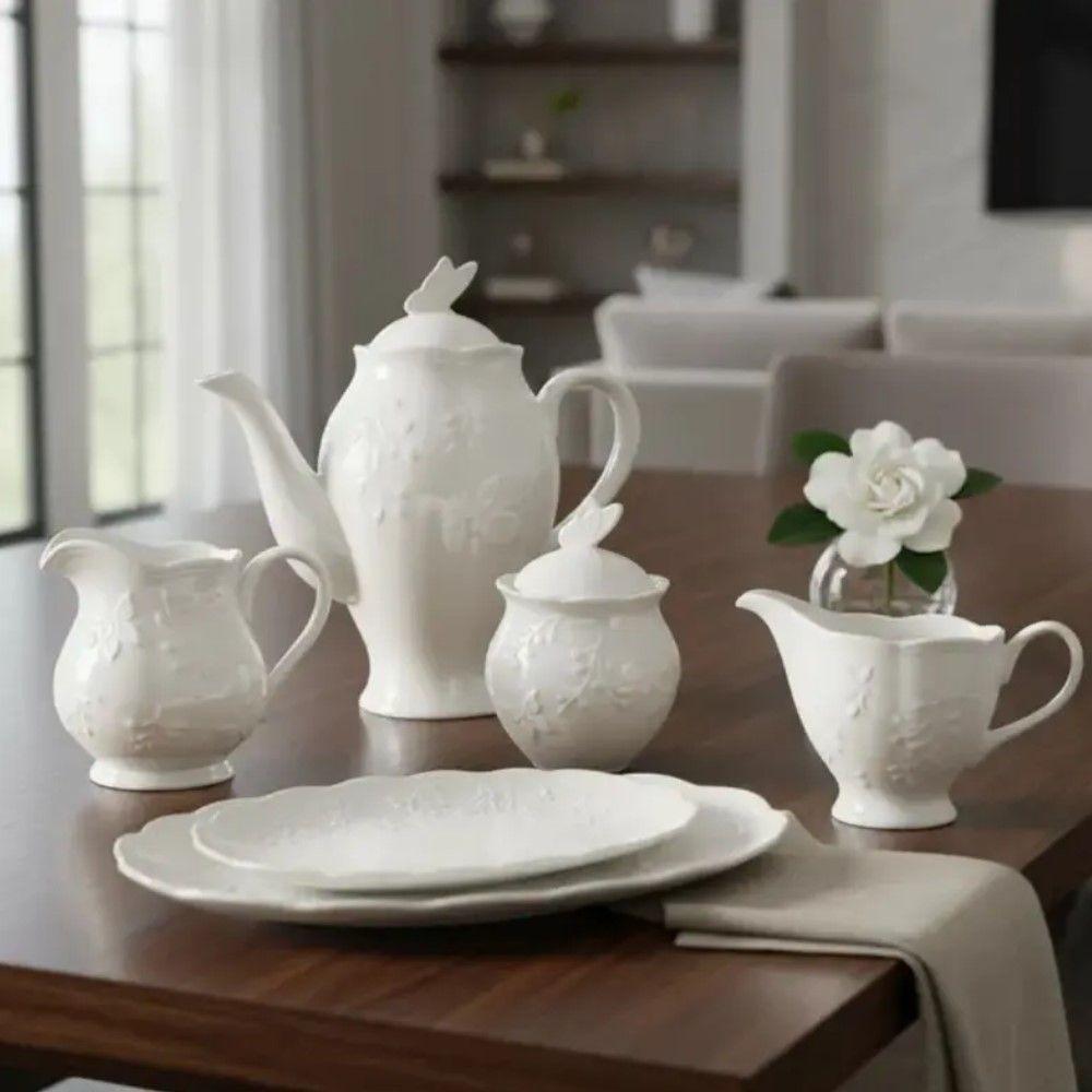 Bule New Bone Butterfly Flower Lyor - 6