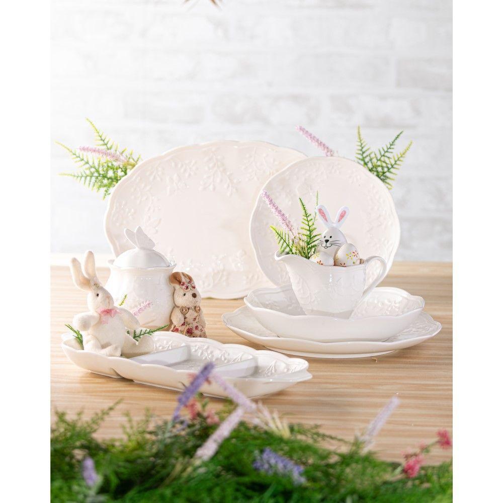 Kit Bule + Leiteira + Açucareiro New Bone Butterfly Flower Lyor - 6