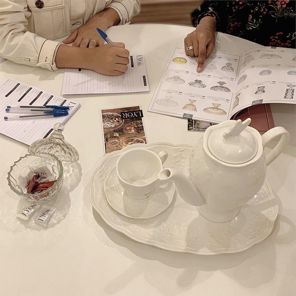 Kit Bule + Leiteira + Açucareiro New Bone Butterfly Flower Lyor - 7