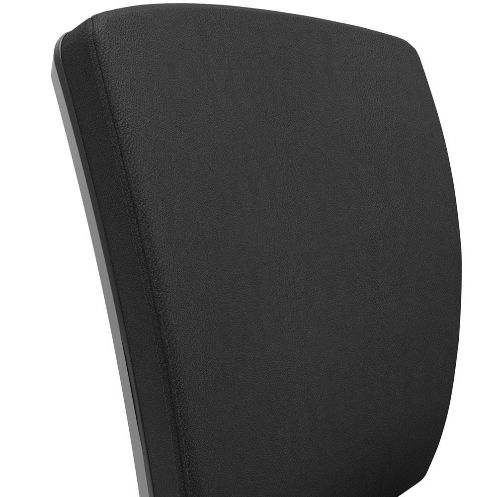 Kit 04 Cadeiras De Escritório Diretor Office Giratória Preto Alta Flexi P03 Poliéster Preto - Lyam - 9