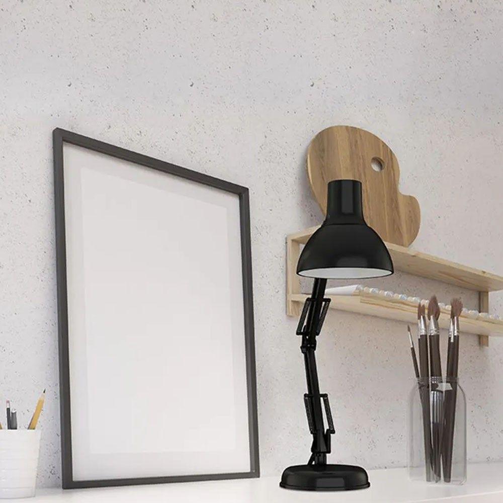 Luminaria Articulada Garra Mesa Regulavel Escritorio - 6