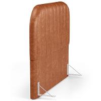 Cabeceira Cama Box Casal Estofada Orgânica 140cm Alice W01 Couríssimo Camel - Lyam Decor - 6