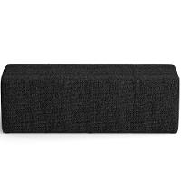 Kit Cabeceira Cama Box King 195cm Com Calçadeira Roma W01 Linho Chumbo - Lyam - 10