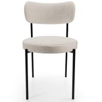 Mesa Valência Com 06 Cadeiras Para Sala De Jantar Louise L02 Linho Cru - Lyam Decor - 8