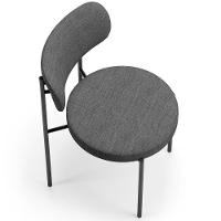 Mesa Valência Com 06 Cadeiras Para Sala De Jantar Louise L02 Linho Cinza Escuro - Lyam Decor - 10