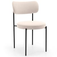 Mesa Valência Com 06 Cadeiras Para Sala De Jantar Louise L02 Suede Bege - Lyam Decor - 3