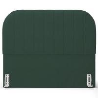 Cabeceira Cama Box Queen Estofada Orgânica 160cm Alice W01 Suede Verde Musgo - Lyam Decor - 3