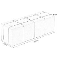 Kit Cabeceira Cama Box Queen 160cm Com Calçadeira Roma W01 Couríssimo Verde - Lyam - 10