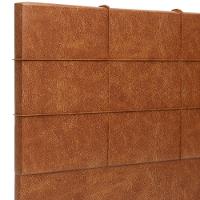 Cabeceira Cama Box Queen 160 Cm Roma W01 Couríssimo Camel - Lyam - 6