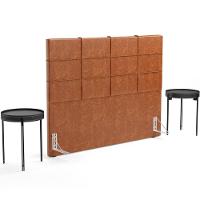 Cabeceira Cama Box Queen 160 Cm Roma W01 Couríssimo Camel - Lyam - 7