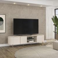 Bancada Ariana 3 Portas E Com Cantos Arredondados Off White - 2