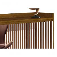 Balcao Buffet Retrô Com Espelho Delta 4 Portas Freijó - Moveisaqui - 3