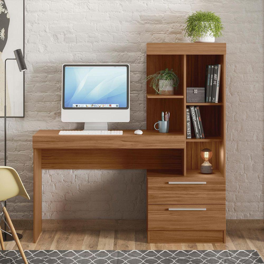 Mesa Para Computador Office Nt 2010 Freijó - Notável - 2