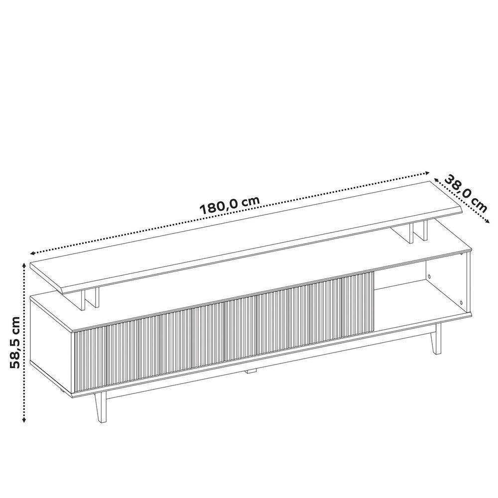 Bancada Nt 1385 Off White Com Freijo - Notavel - 7