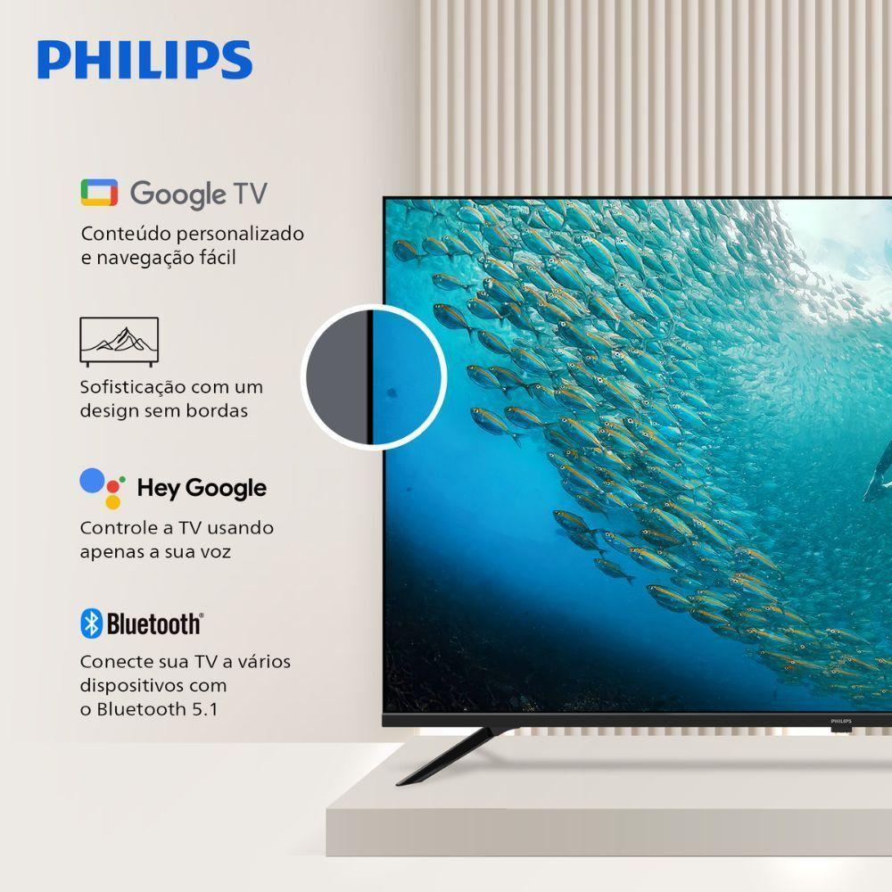 Smart TV 65 Philips Smart Led UHD 4K Google TV 65PUG7019/78 Preto Bivolt - 7