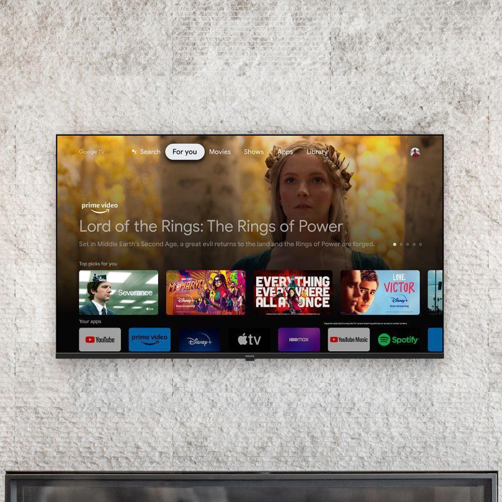 Smart TV 65 Philips Smart Led UHD 4K Google TV 65PUG7019/78 Preto Bivolt - 8