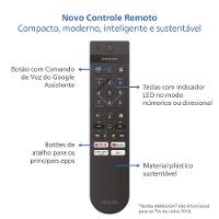 Smart TV 65 Philips Smart Led UHD 4K Google TV 65PUG7019/78 Preto Bivolt - 6