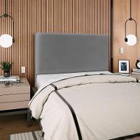 Cabeceira Queen 160 Cm Com Frame Luna Corino Cinza Artte Cinza - 7