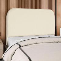 Cabeceira Casal 140 Cm Com Frame Alana Suede Artte Bege - 2