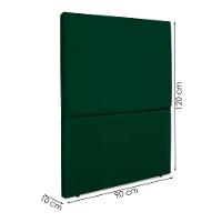 Cabeceira Solteiro 90 Cm Com Frame Luna Suede Artte Verde - 3