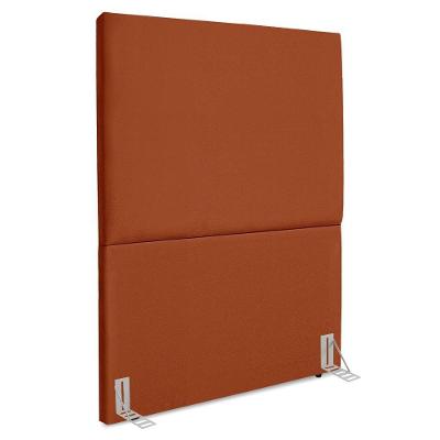 Cabeceira Solteiro 90 Cm Com Frame Luna Suede Artte Terracota