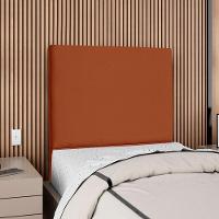 Cabeceira Solteiro 90 Cm Com Frame Luna Suede Artte Terracota - 2