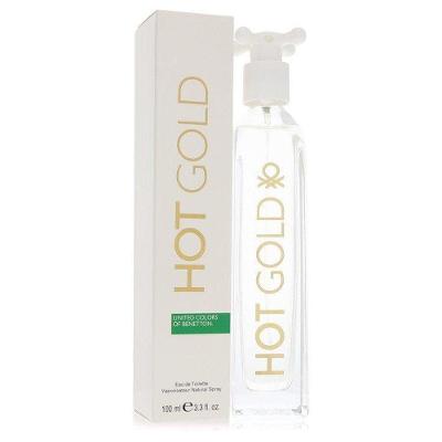Perfume Feminino Hot Gold Benetton Eau De Toilette 100 Ml