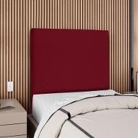 Cabeceira Solteiro 90 Cm Com Frame Luna Suede Artte Vinho - 2