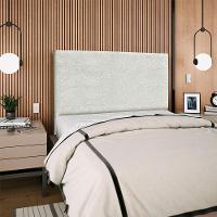 Cabeceira Casal 140 Cm Com Frame Luna Boucle Artte Cinza Claro - 8
