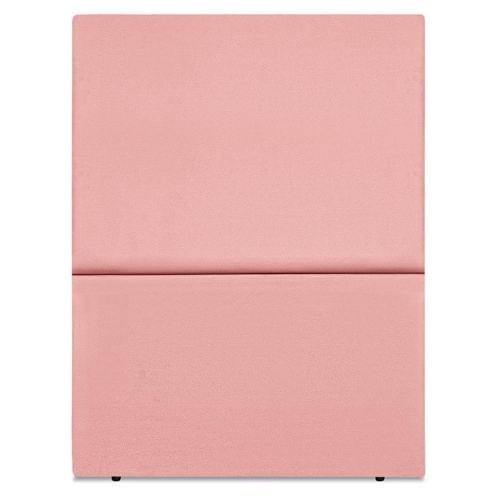 Cabeceira Solteiro 90 Cm Com Frame Luna Suede Artte Rosa - 5