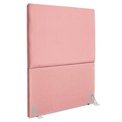 Cabeceira Solteiro 90 Cm Com Frame Luna Suede Artte Rosa