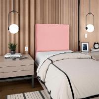 Cabeceira Solteiro 90 Cm Com Frame Luna Suede Artte Rosa - 8