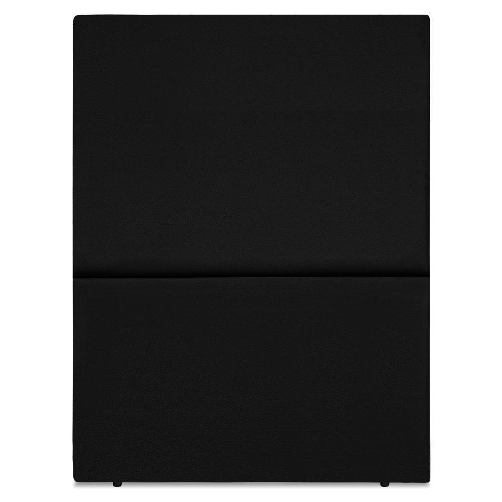 Cabeceira Solteiro 90 Cm Com Frame Luna Suede Artte Preto - 5