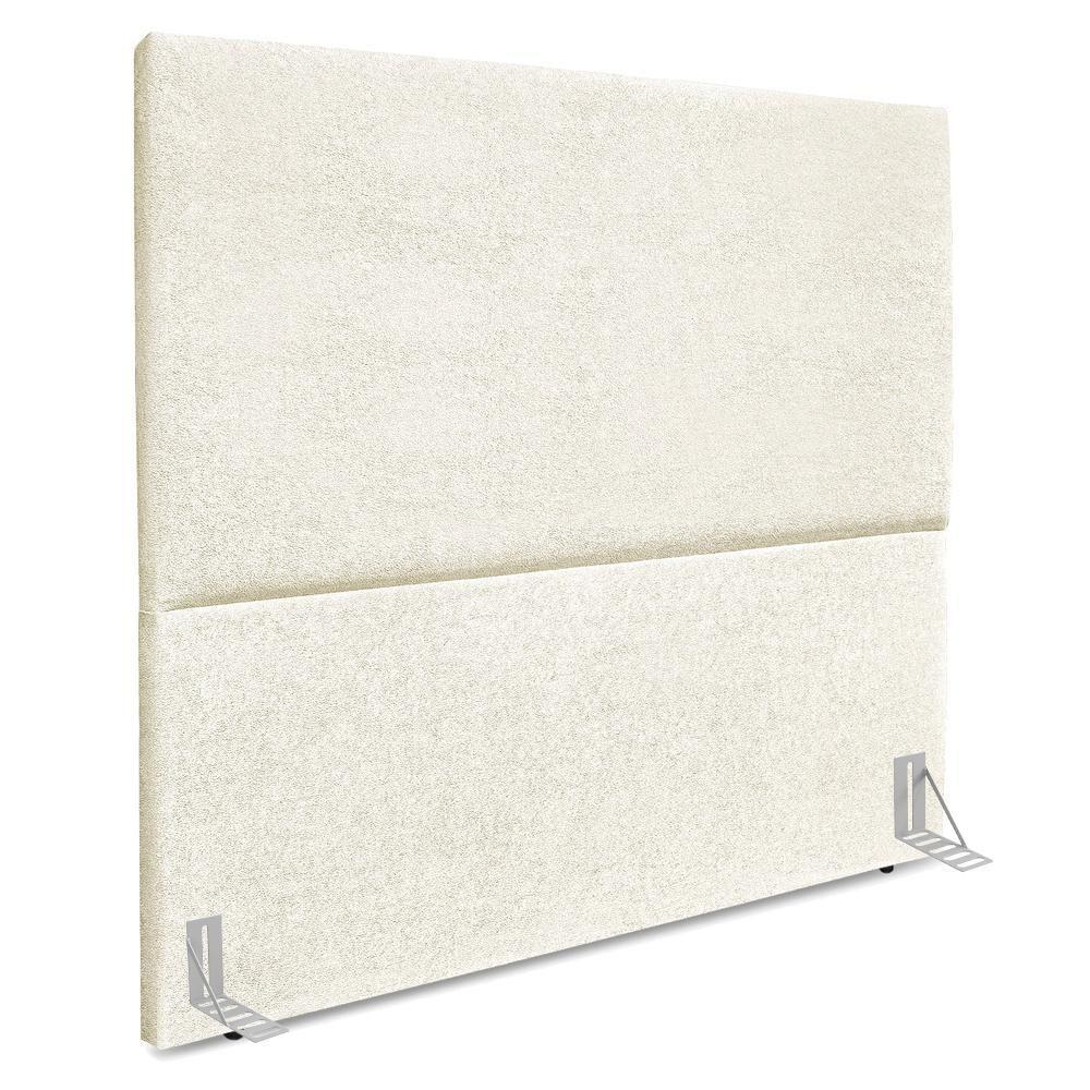 Cabeceira Queen 160 Cm Com Frame Luna Boucle Artte Bege - 1