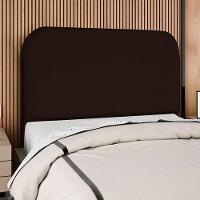 Cabeceira Casal 140 Cm Com Frame Alana Suede Artte Marrom - 2