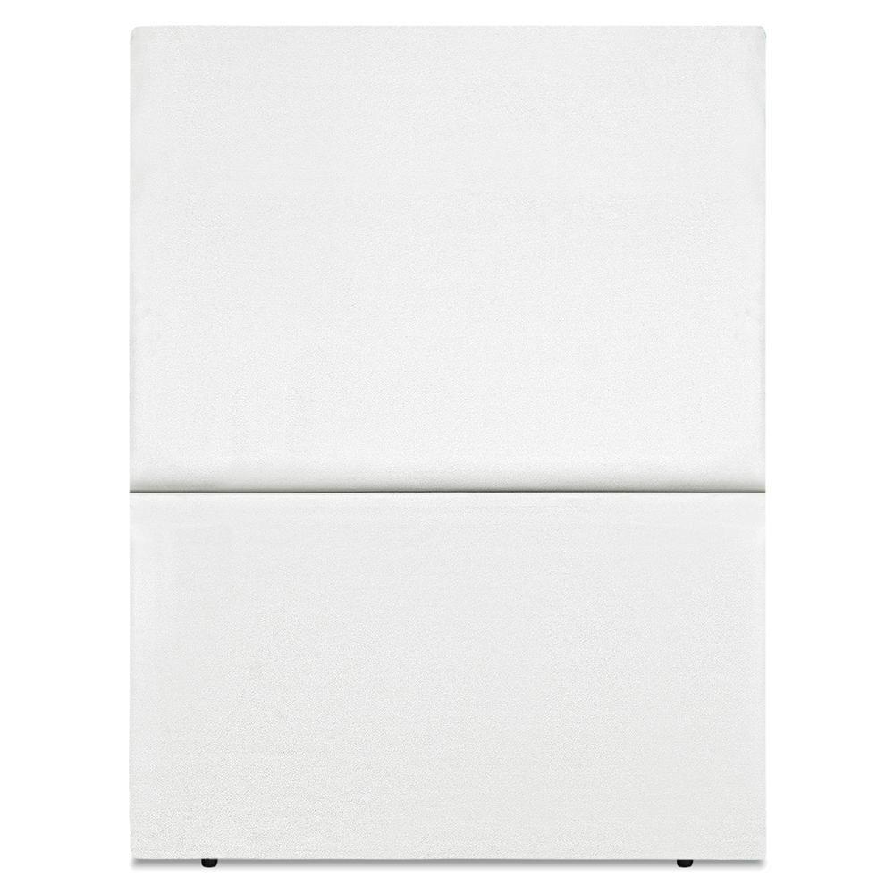 Cabeceira Solteiro 90 Cm Com Frame Luna Suede Artte Branco - 5