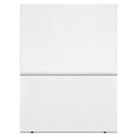 Cabeceira Solteiro 90 Cm Com Frame Luna Suede Artte Branco - 5