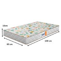 Colchao Infantil Para Berço 130x60 Cm Espuma D18 Branco Gazin Branco - 3