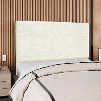 Cabeceira Casal 140 Cm Com Frame Luna Boucle Artte Bege - 2