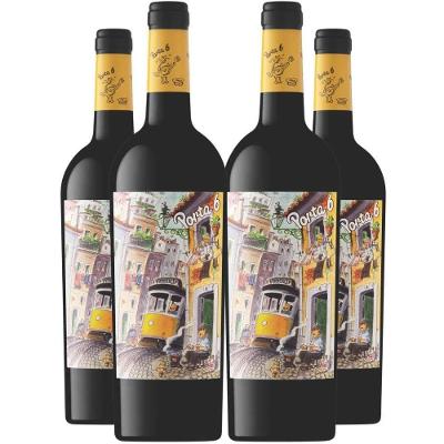 Kit 4 Garrafas Vinho Tinto Porta 6 750ml