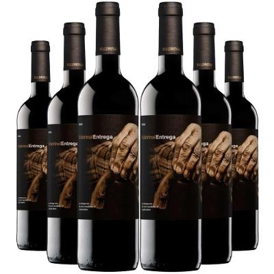 Kit 6 Garrafas Vinho Tinto Valdrinal Entrega Roble 750ml