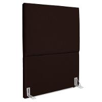 Cabeceira Solteiro 90 Cm Com Frame Luna Suede Artte Marrom - 1