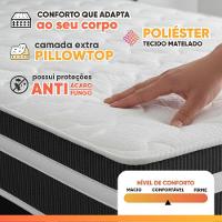 Cama Bibox Baú Com Colchão Qatar Solteiro E Cama Auxiliar Conjugada 88x188x69cm Bela Preto/branco - 5