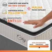 Cama Bibox Baú Com Colchão City Solteiro E Cama Auxiliar Conjugada 88x188x69cm Bela Cinza/branco - 6
