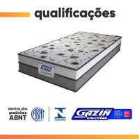 Cama Bibox Baú Com Colchão Fort Solteiro E Cama Auxiliar Conjugada 88x188x67cm Bela Cinza/branco - 9