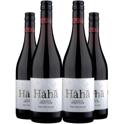 Vinho Tinto Hãhã Pinot Noir Marlborough 750ml Kit 4 Garrafas
