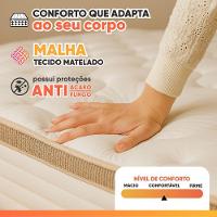 Cama Bibox Baú Com Colchão Real Solteiro E Cama Auxiliar Conjugada 88x188x73cm Bela Bege - 7