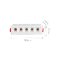 Spot De Embutir Astraled Downlight Evon Led 10w Bivolt Branco - 4000k - Luz Neutra - 2